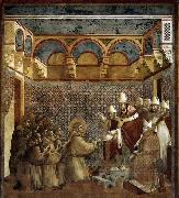 GIOTTO di Bondone Confirmation of the Rule oil painting artist
